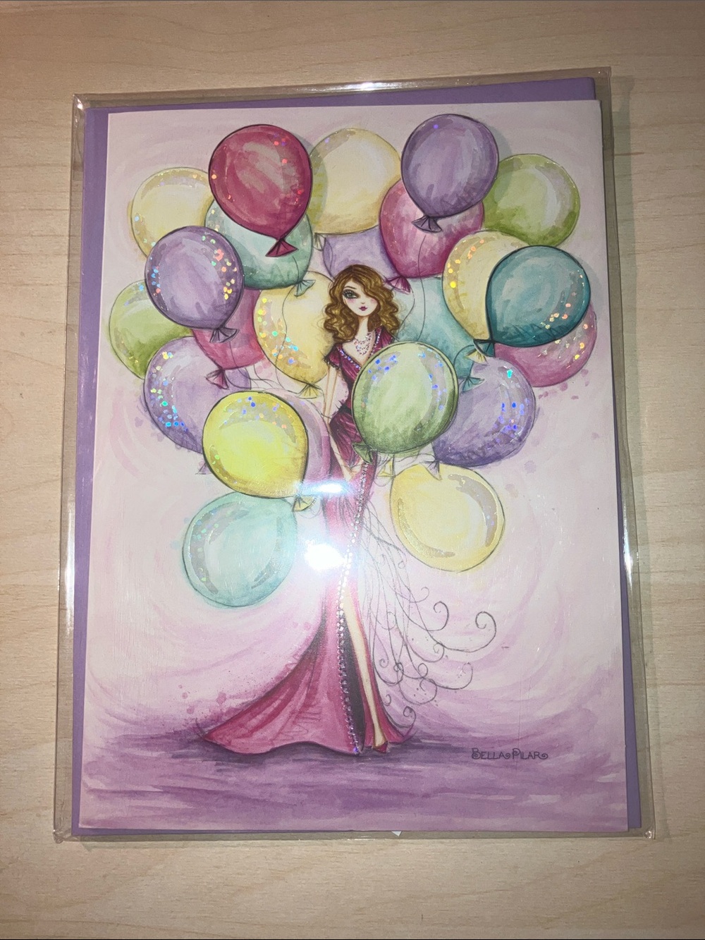 Papyrus Lavender Envelope and Card Set